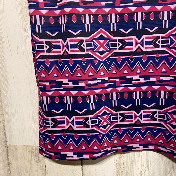 Columbia Purple Pink Chill River Printed Mini Dress Large - Picture 4 of 8